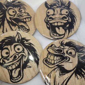 whimsical coaster set