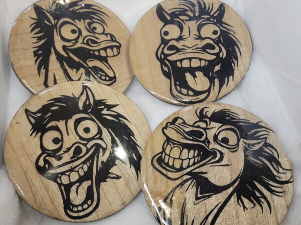 whimsical coaster set